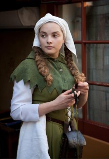 Medieval milk maid costume