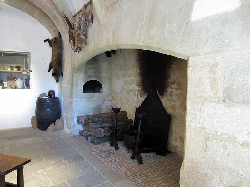 Medieval castle kitchen