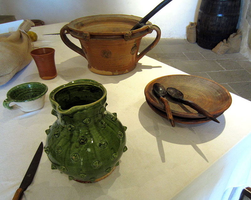 Kitchen utensils medieval style